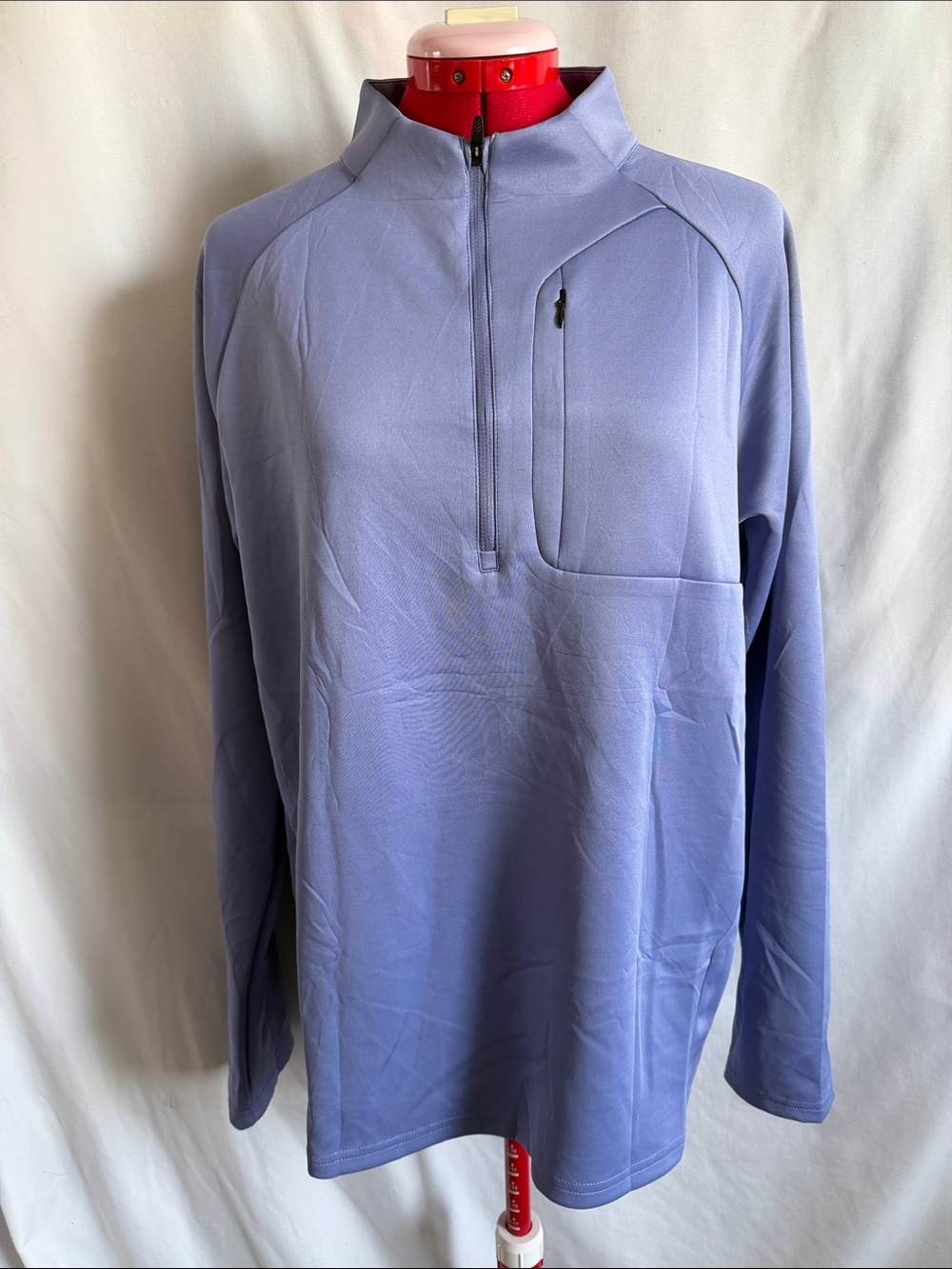 Women's Lavender Half-Zip Pullover Sweatshirt